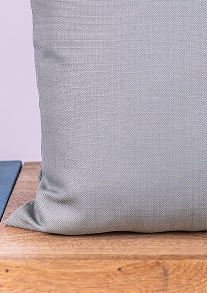 Grey Solid Cushion Cover for Modern Living Room