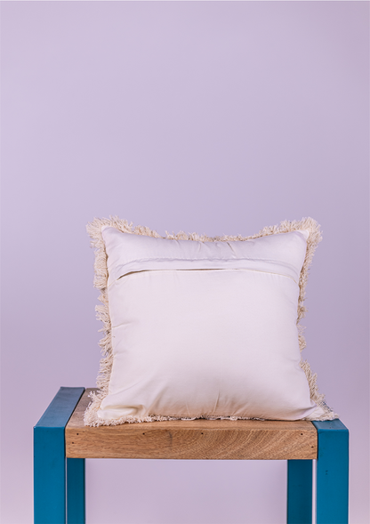 Multicolour Waves Lace Cushion Cover for Living Room