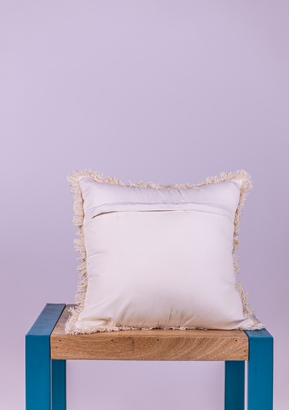 Peach Wine Lace Cushion Cover for Elegant Interiors