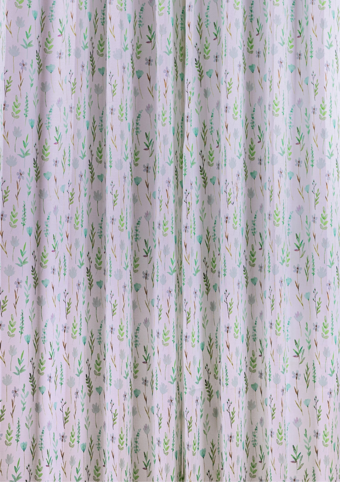 green-Color-Watercolor-Bay-Leaf-Print-Curtains-for-Doors-bottom-Windows-full